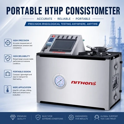 Consistometer HTHP Cludadwy NBCQ2120 (Profwr Amser Tewhau Sment HPHT Cludadwy)